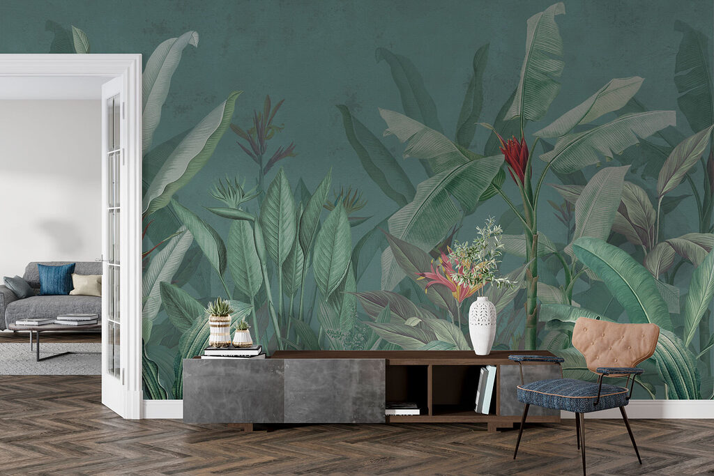 Birds in Tropical Leaves — interior 2