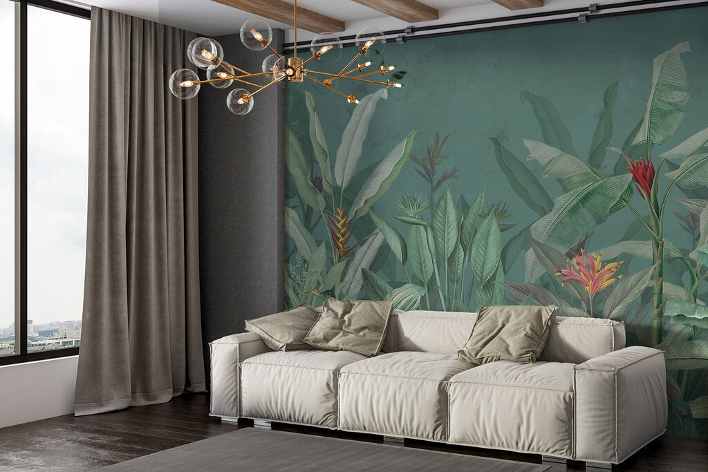 Birds in Tropical Leaves — interior 3