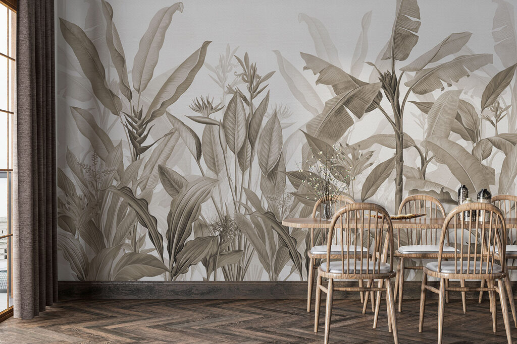 Birds in Tropical Leaves — interior 1