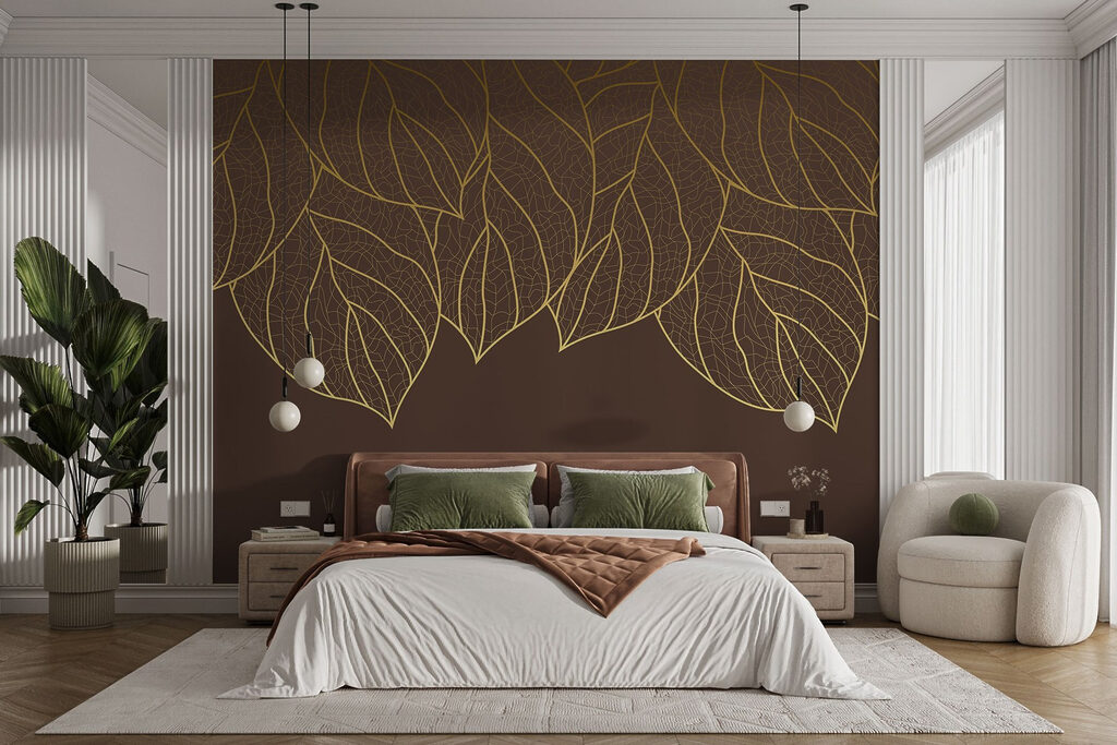 Leaf Outline Canopy in an interior