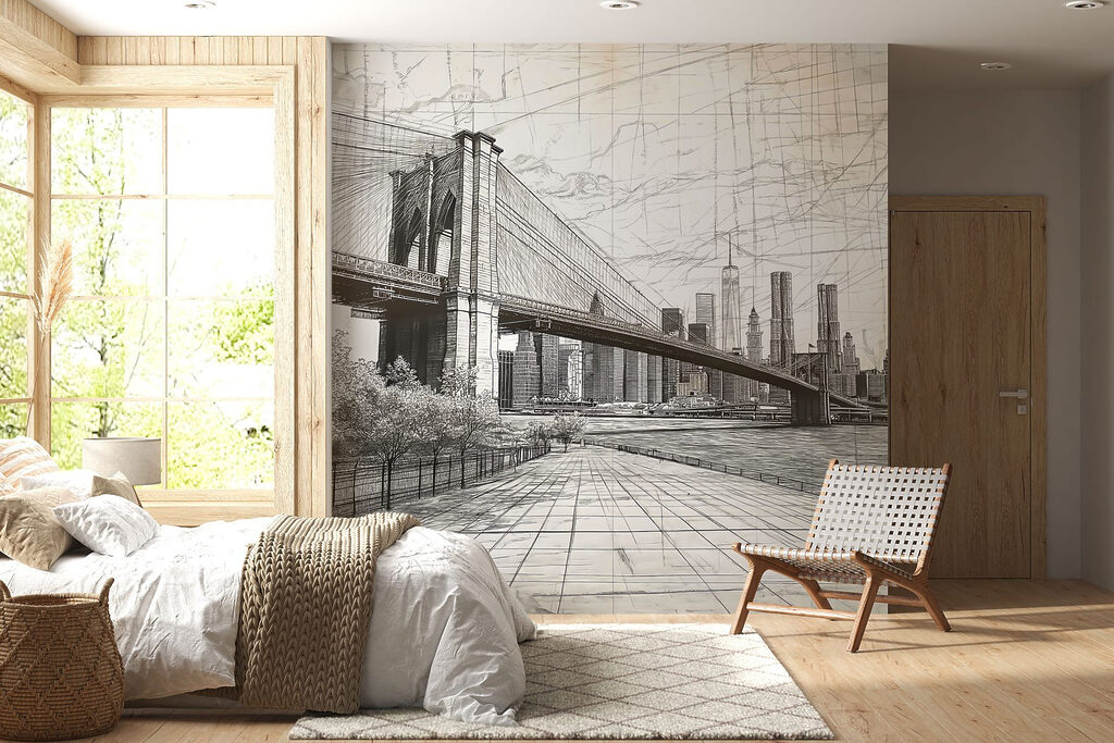 Bridge in Pencil in an interior