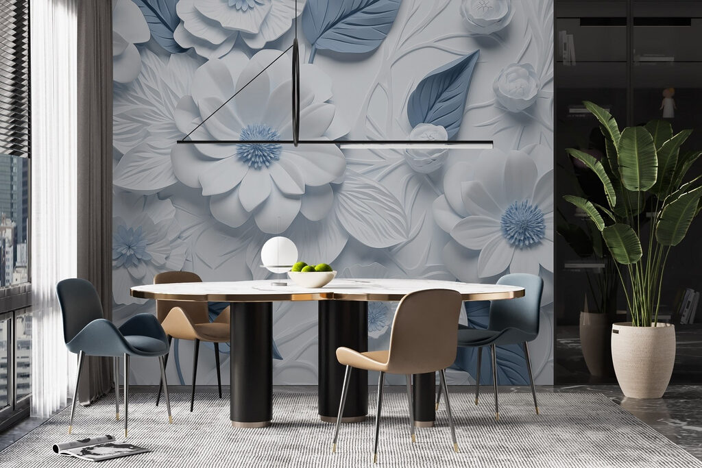 Sculpted Daisy Pattern — interior 3