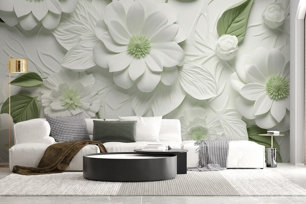 Sculpted Daisy Pattern — interior 1
