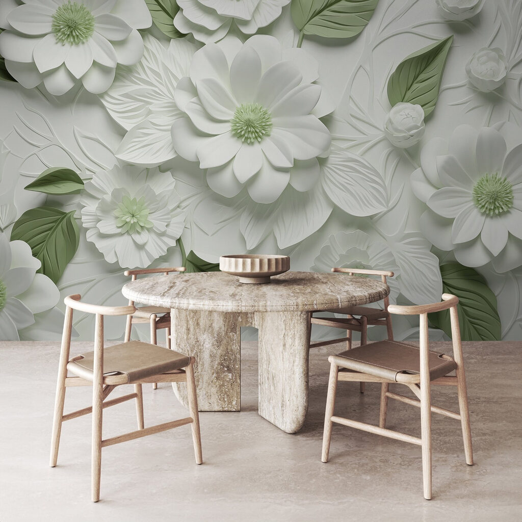 Sculpted Daisy Pattern — interior 3
