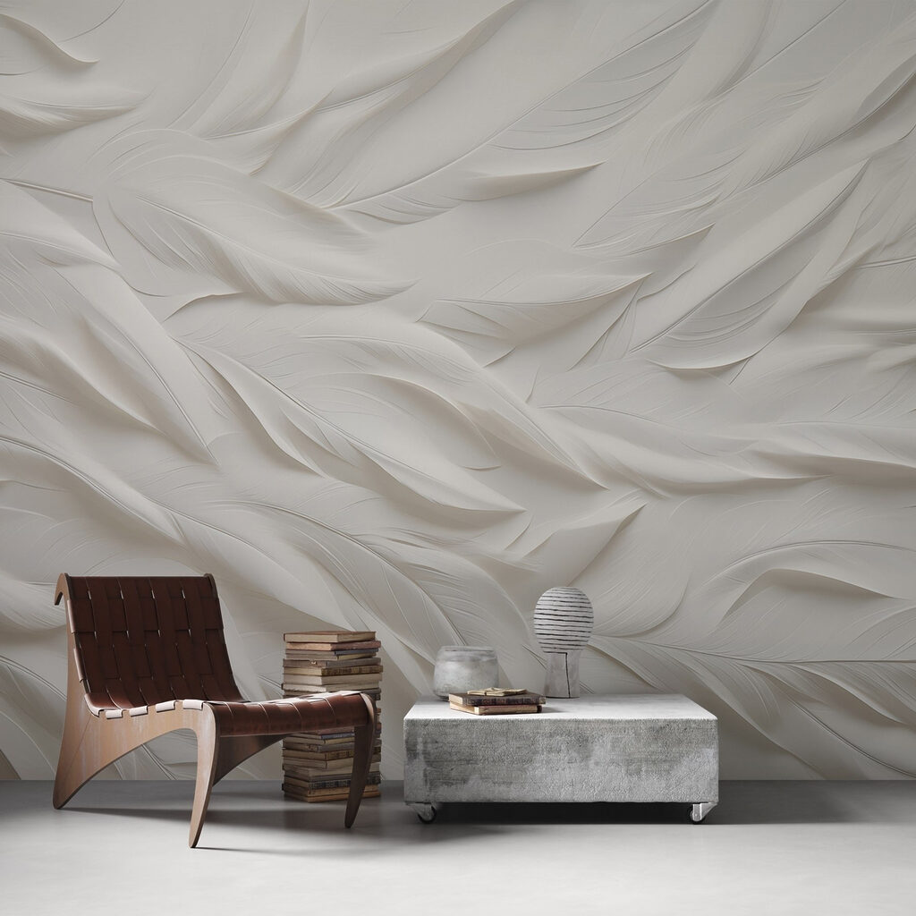 Feather Relief in an interior