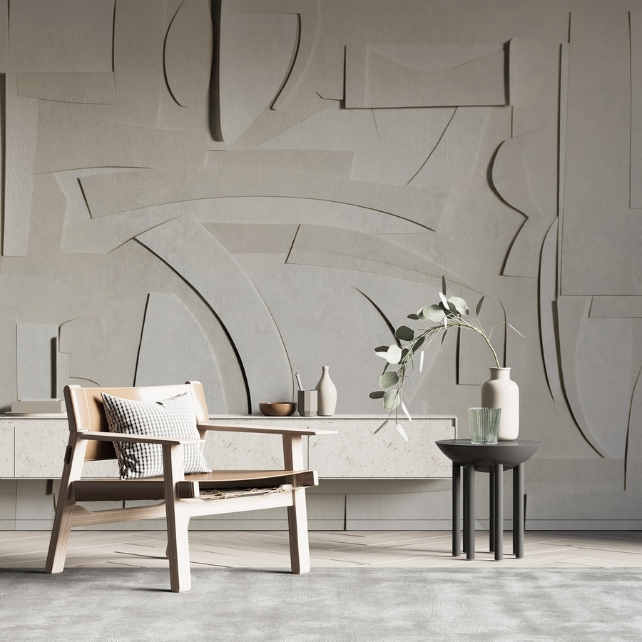 Geometric folds and arches — interior 1