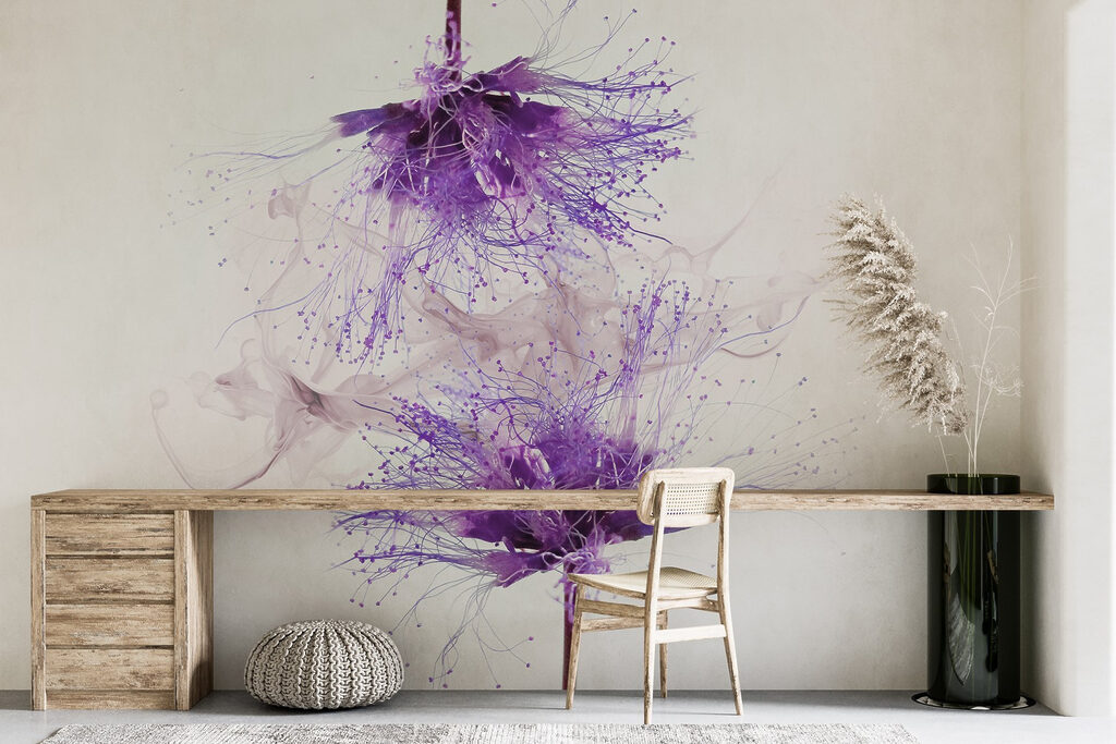 Flowers in Splashed Ink — interior 3