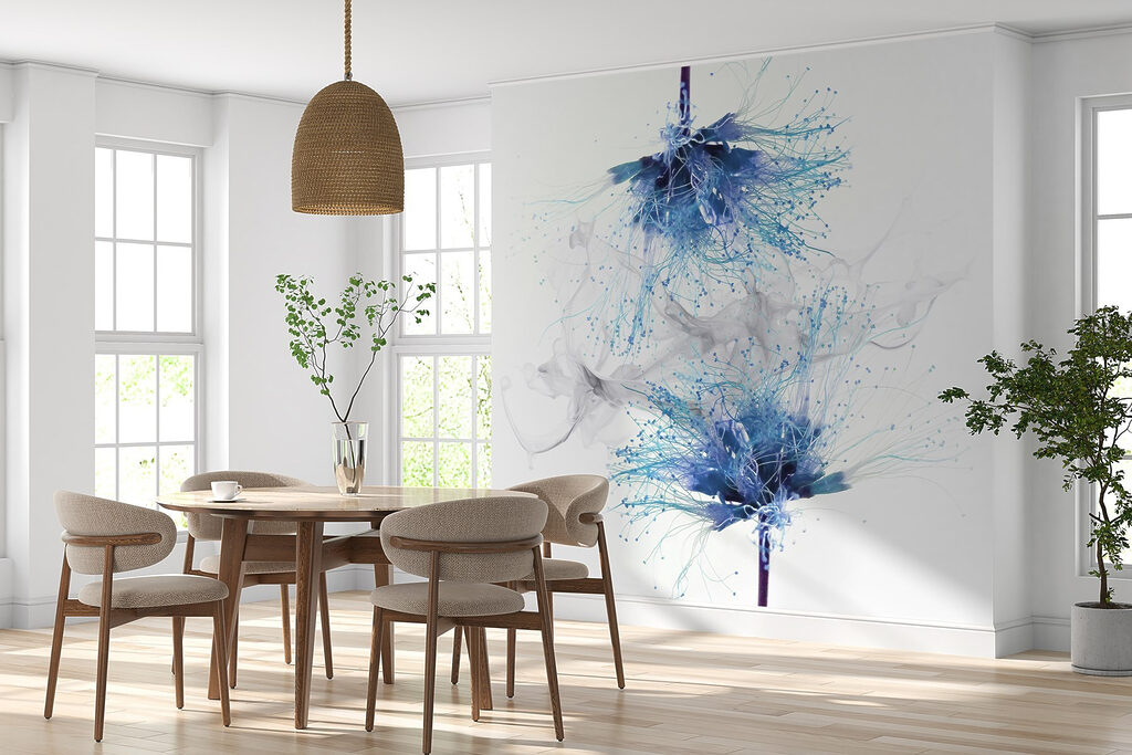 Flowers in Splashed Ink — interior 2