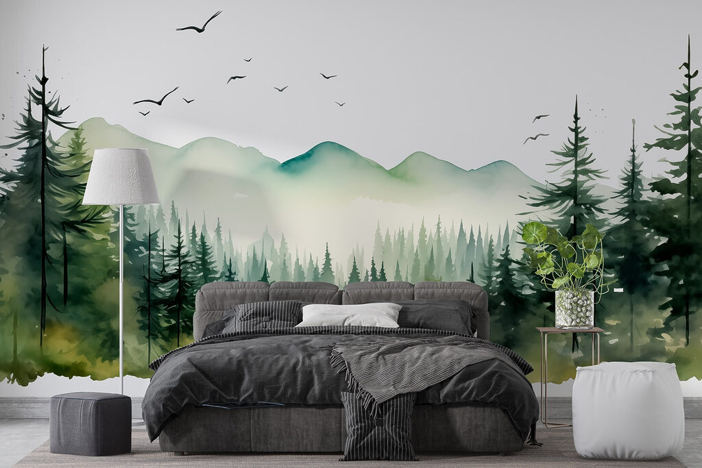 Watercolour Pine Valley — interior 2