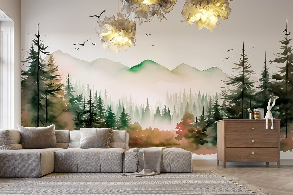 Watercolour Pine Valley — interior 2