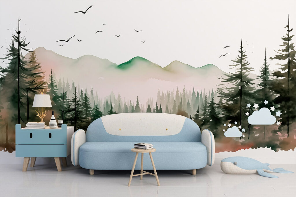 Watercolour Pine Valley — interior 4