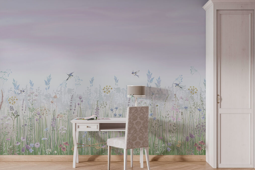 Birds Above the Meadow — interior 1