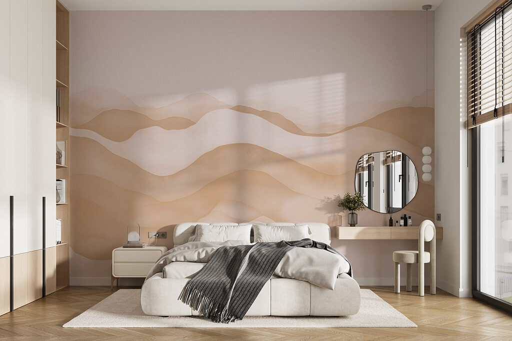 Watercolour Dune Ribbons — interior 1