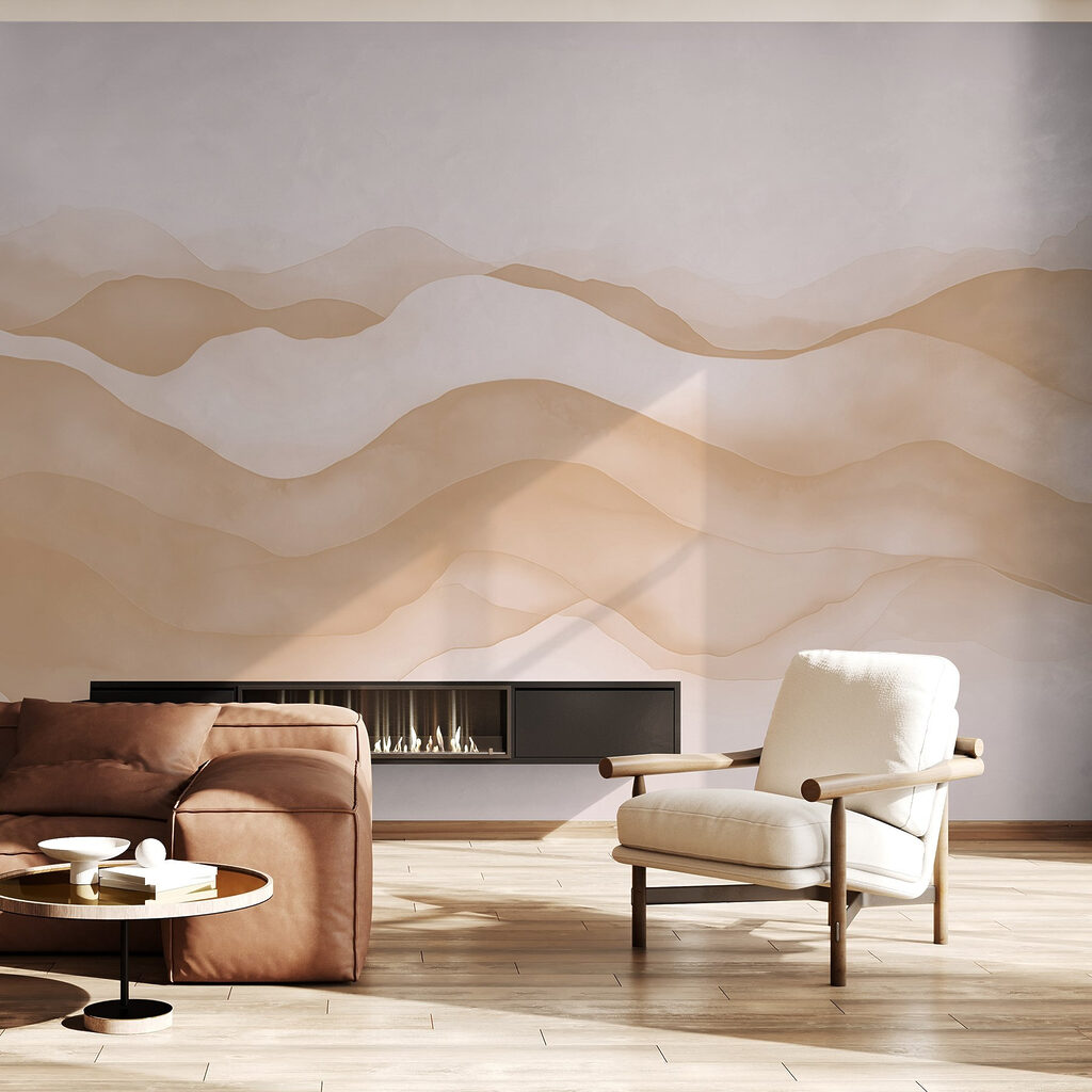 Watercolour Dune Ribbons — interior 2