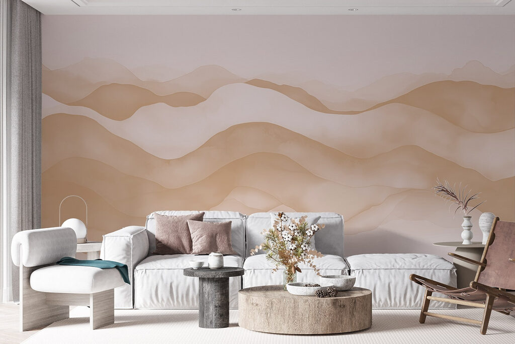 Watercolour Dune Ribbons — interior 5