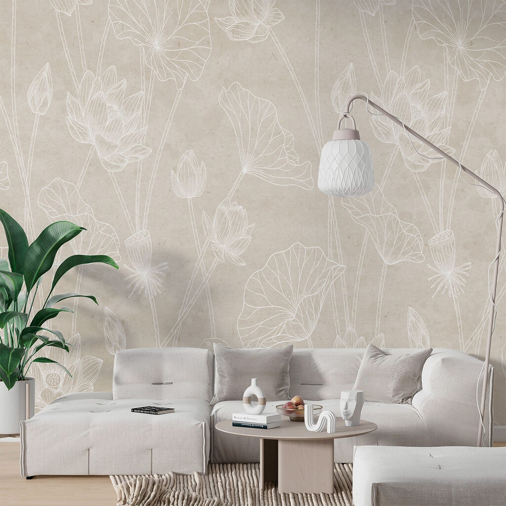 Fine Wildflower Tapestry in an interior