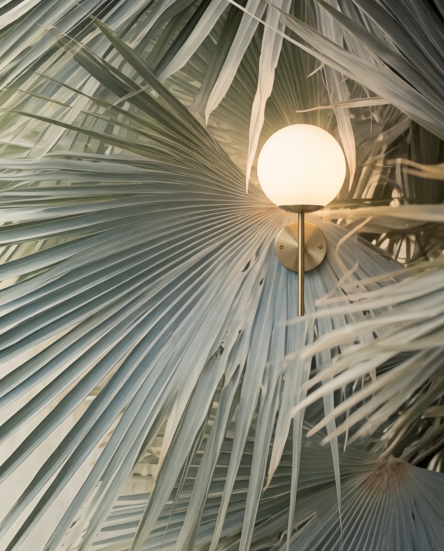 Palm Frond Shade — detail