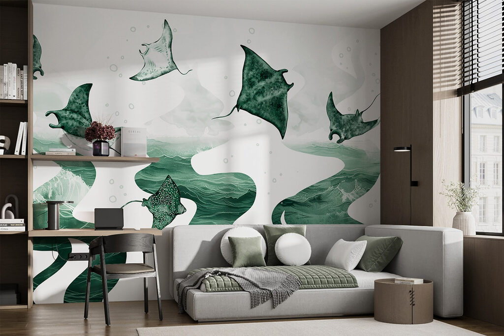 Rays Beneath the Water — interior 1