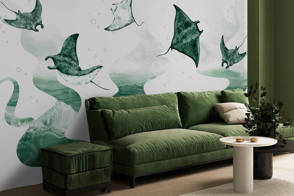Rays Beneath the Water — interior 2
