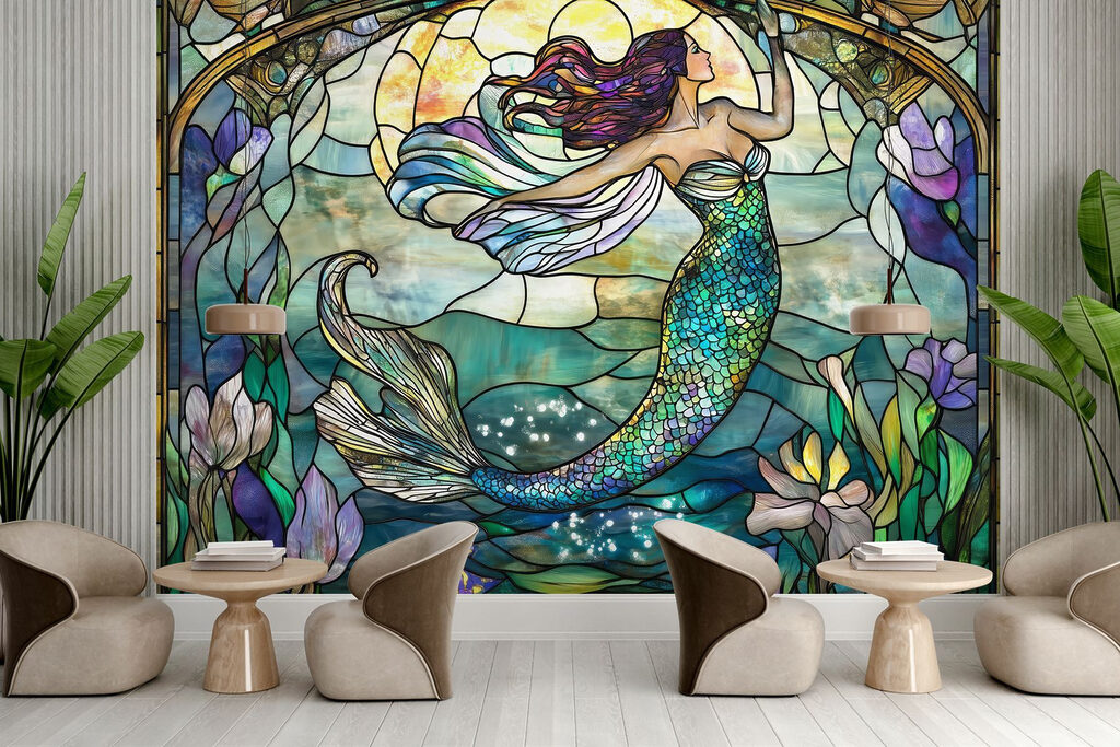 Stained Glass Mermaid — interior 5