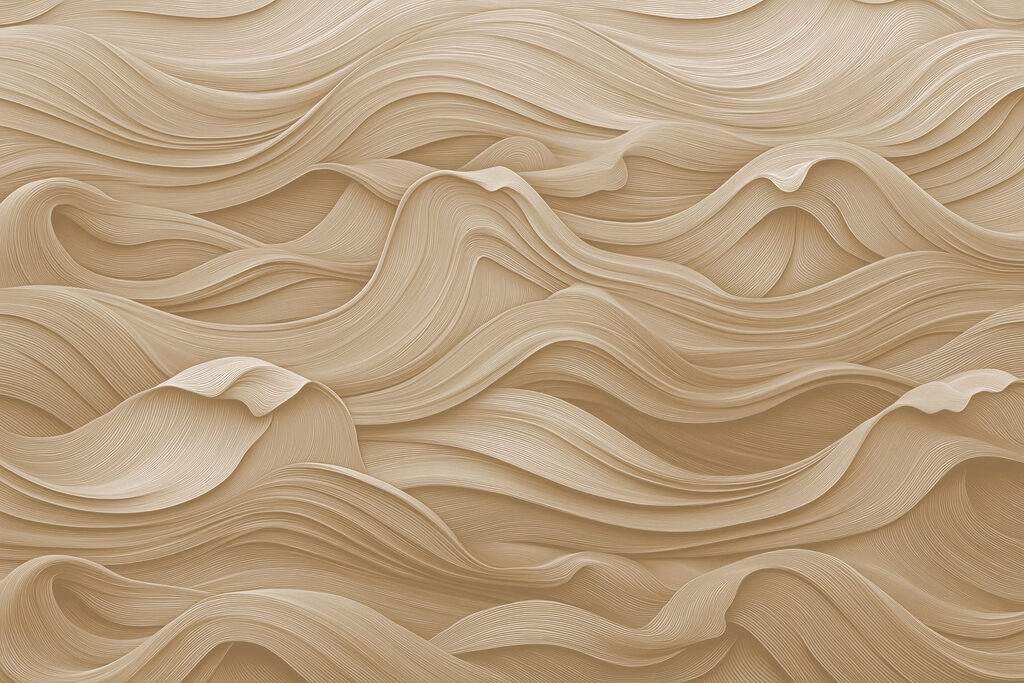 Layers of Sculpted Waves — full design