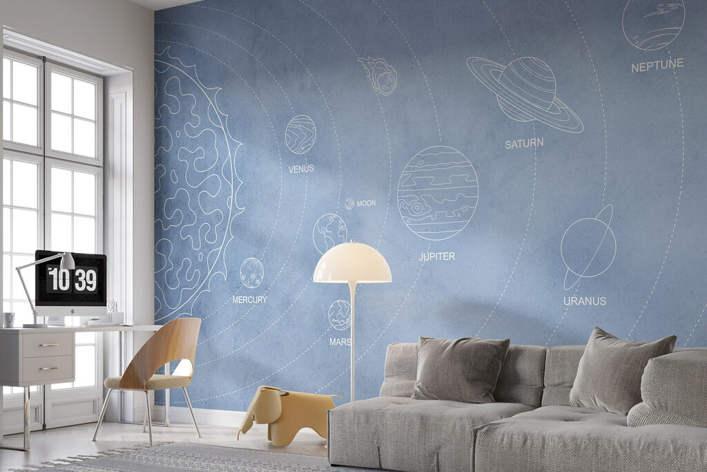 Our Solar System in an interior