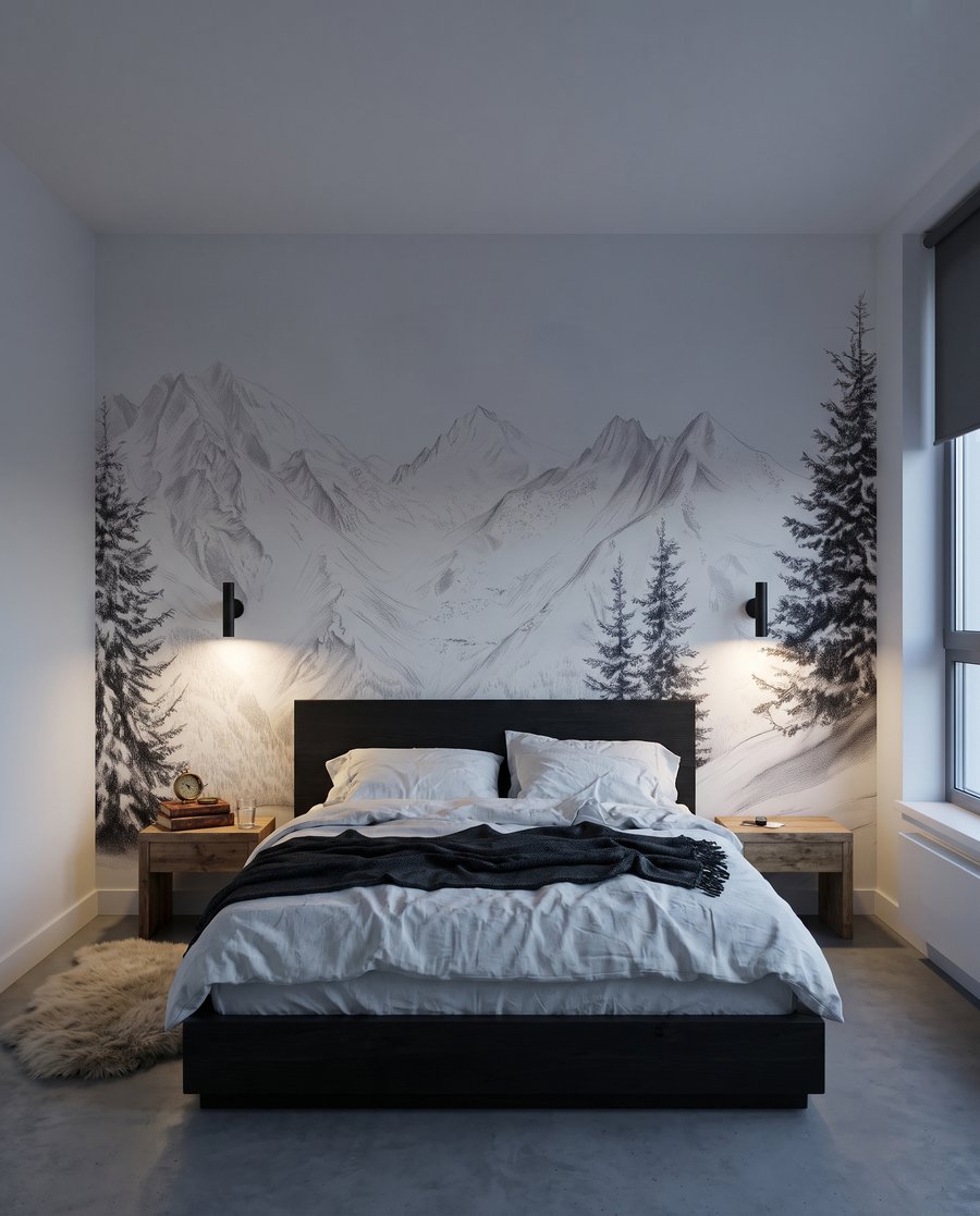 Winter Mountain Lines — interior 2