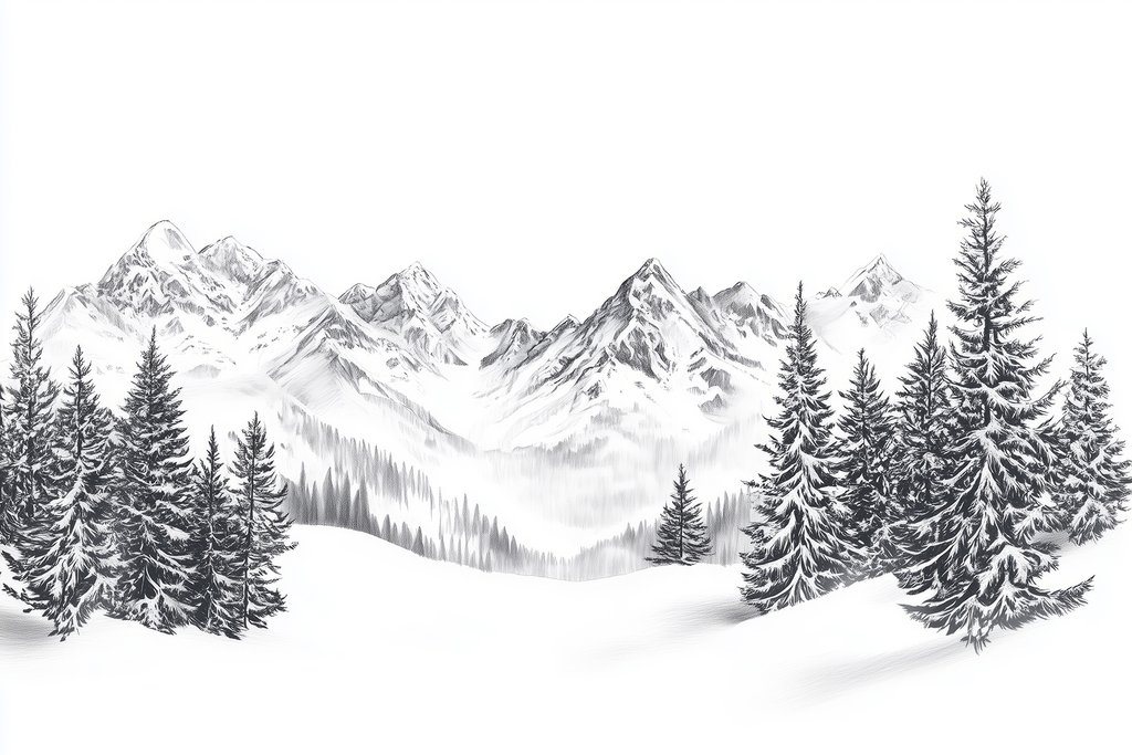 Mountain Sketch — full design