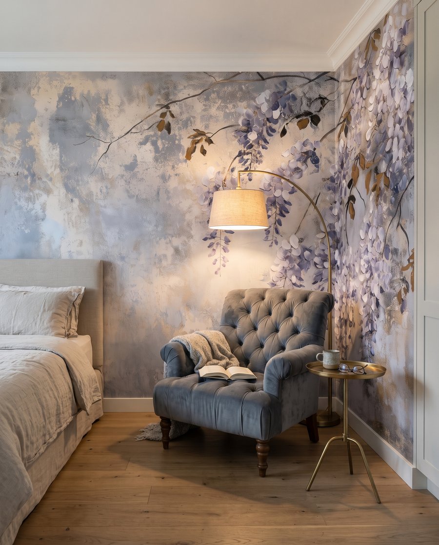 Wisteria Shade in an interior