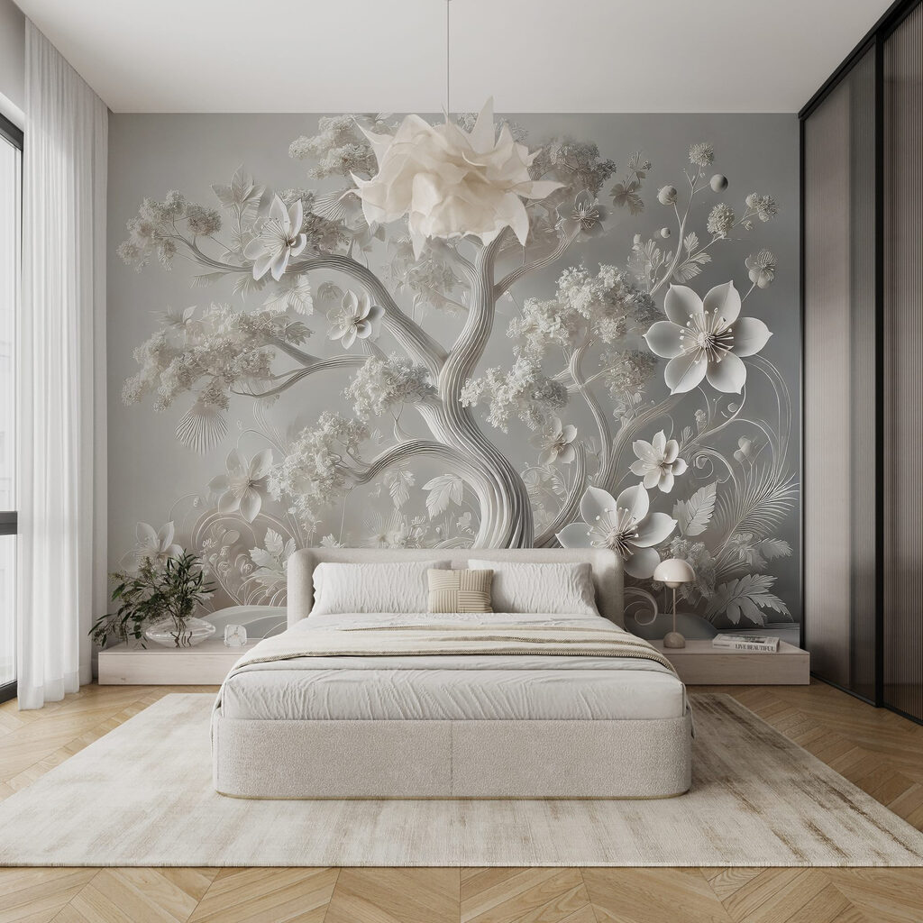 Sculpted spiral tree — interior 1