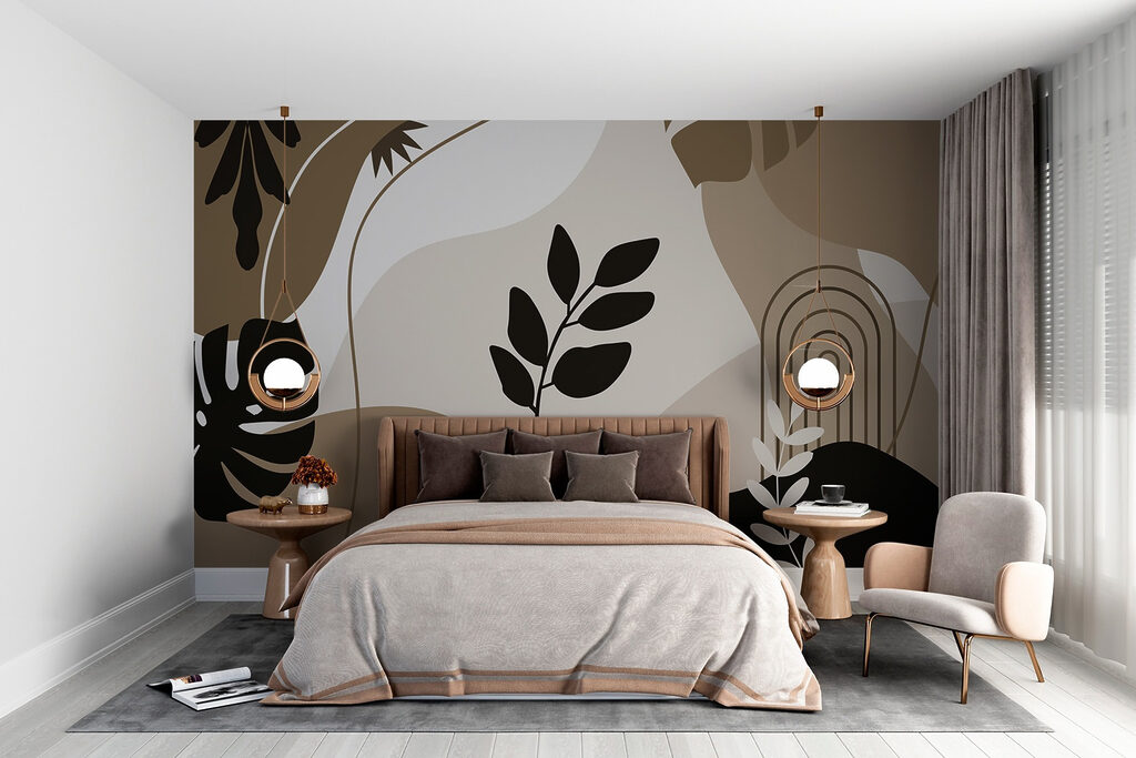 Botanical Cutout Rhythm in an interior