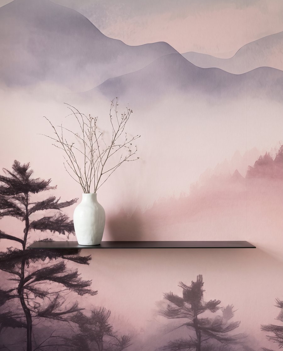Peaks at Dusk — detail
