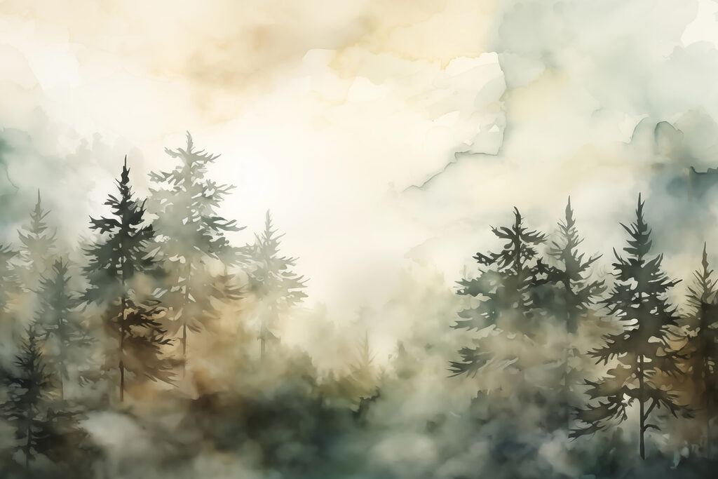 Forest in Watercolour — full design