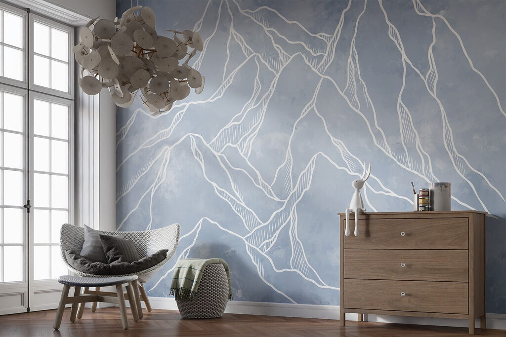 Mountain Outlines on Stone — interior 3