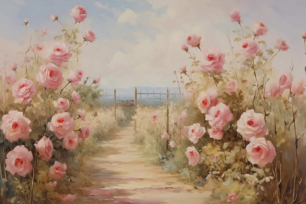 Rose Garden Path — full design