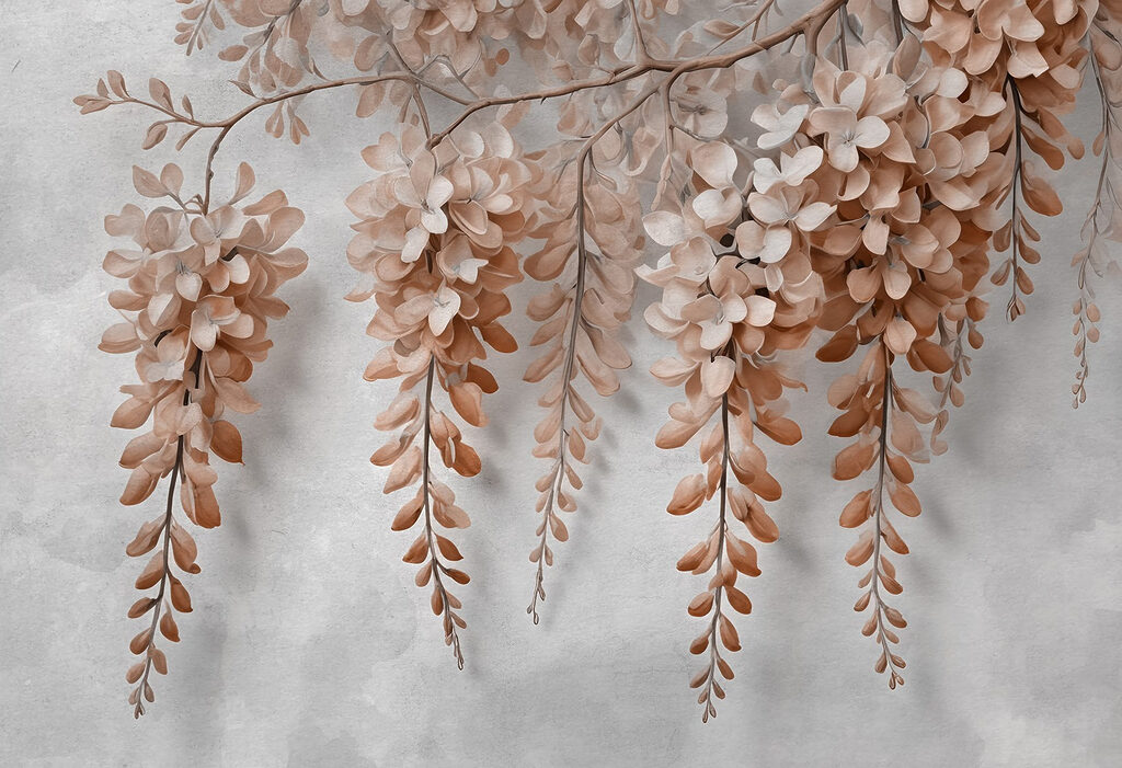 Trailing Wisteria Bough — full design