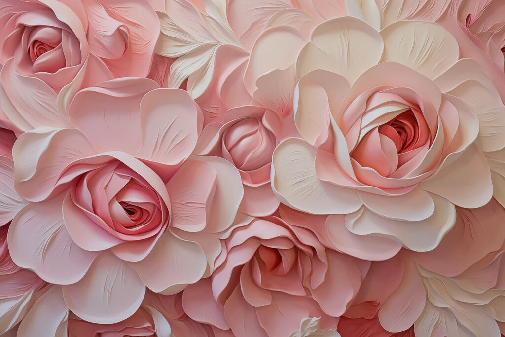 Sculpted Rose Petals — full design
