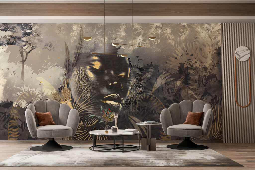 Face Among the Leaves — interior 2