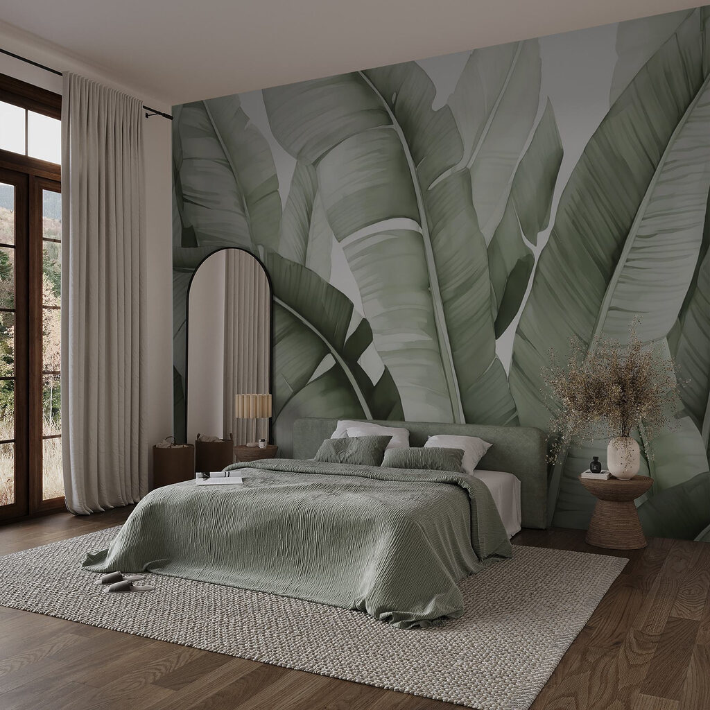 Banana Leaf Layers in an interior