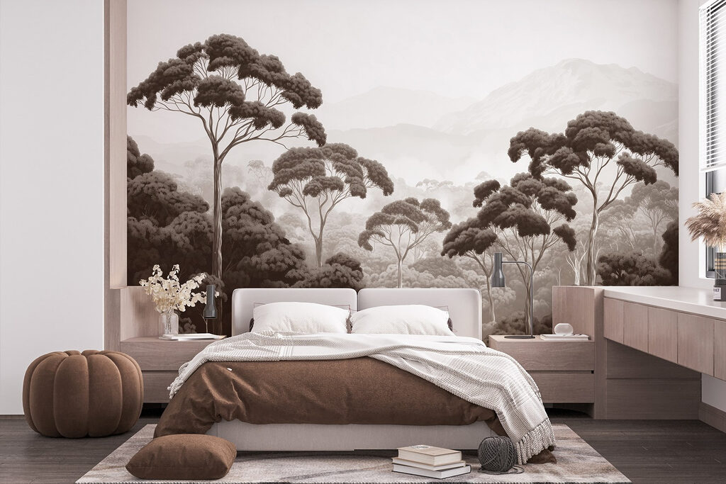 Treetop Valley in an interior