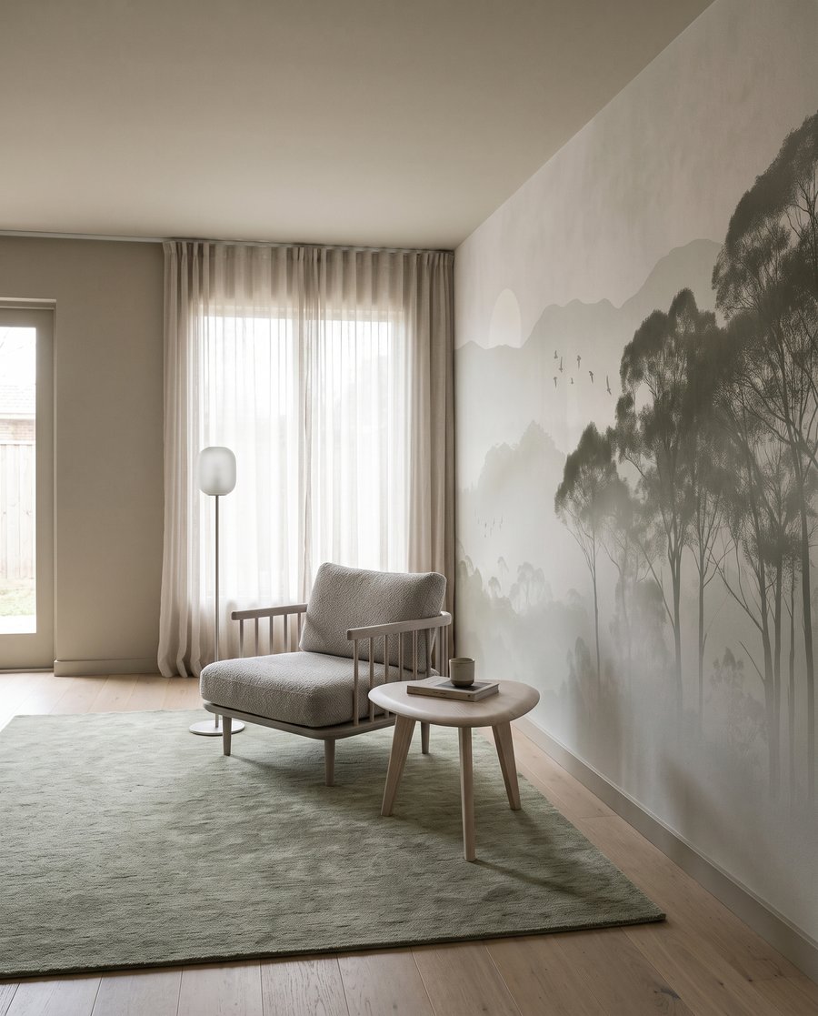 Treetops in Mist — interior 4