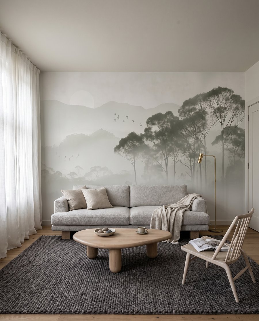 Treetops in Mist — interior 2