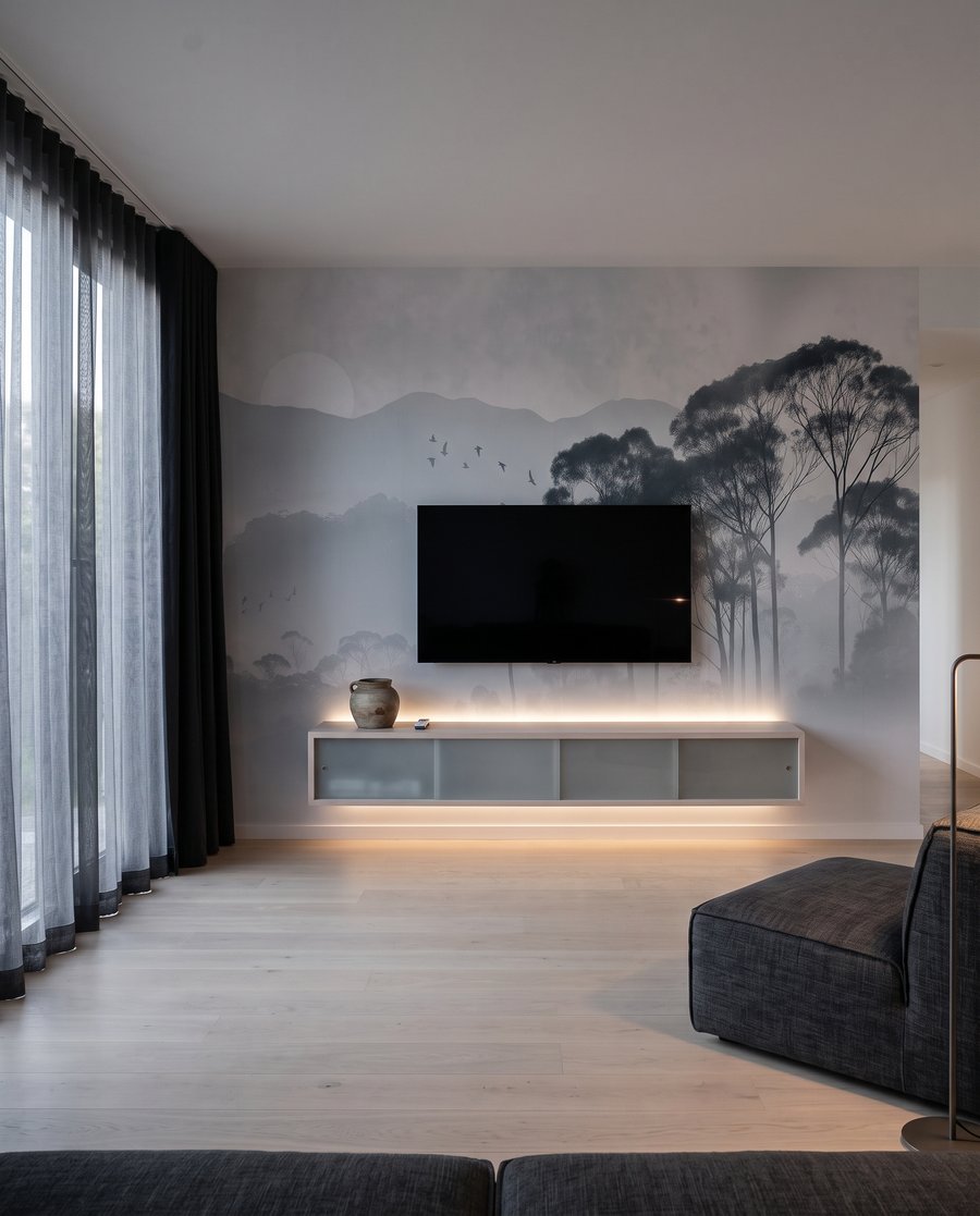 Treetops in Mist — interior 4