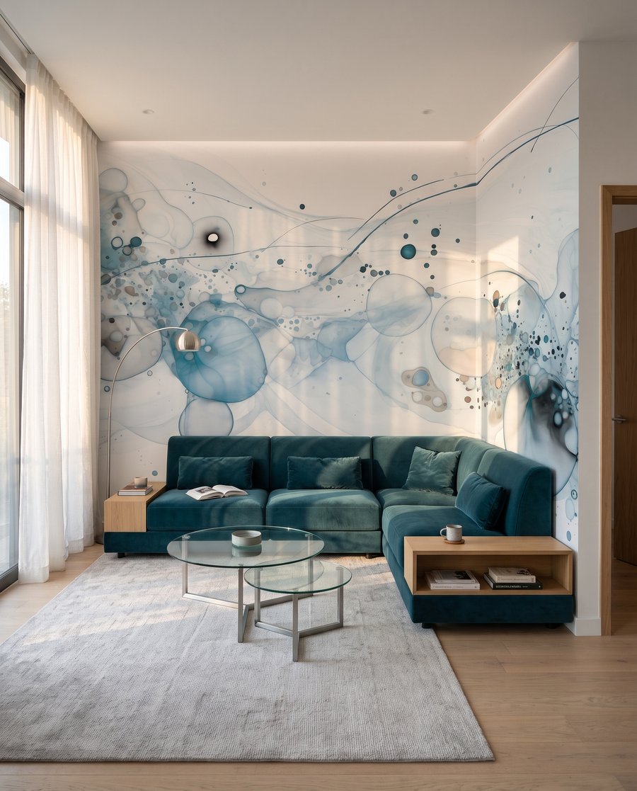 Floating Colour Orbs — interior 1