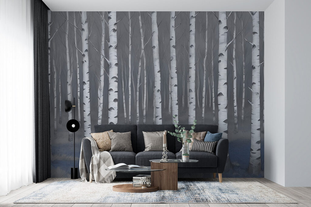 Birch Trunk Rhythm — interior 2