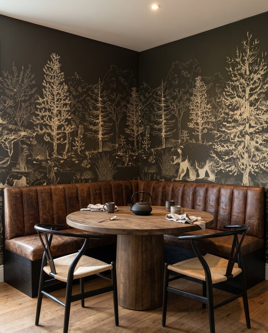 Bear in Woodland Etching — interior 5