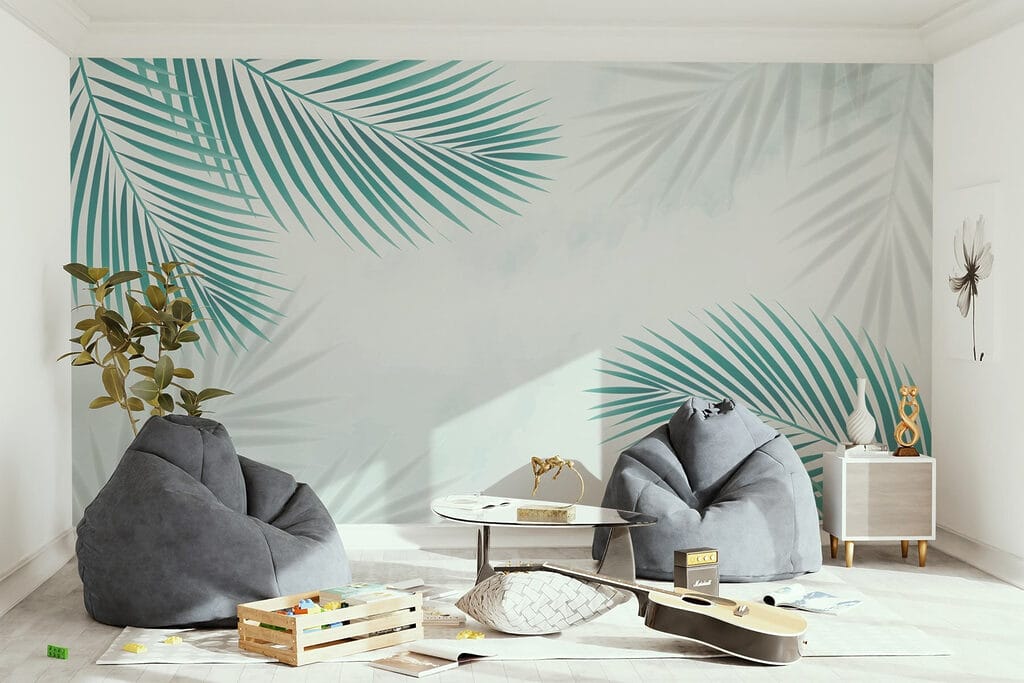 Palm Frond Corners — interior 1