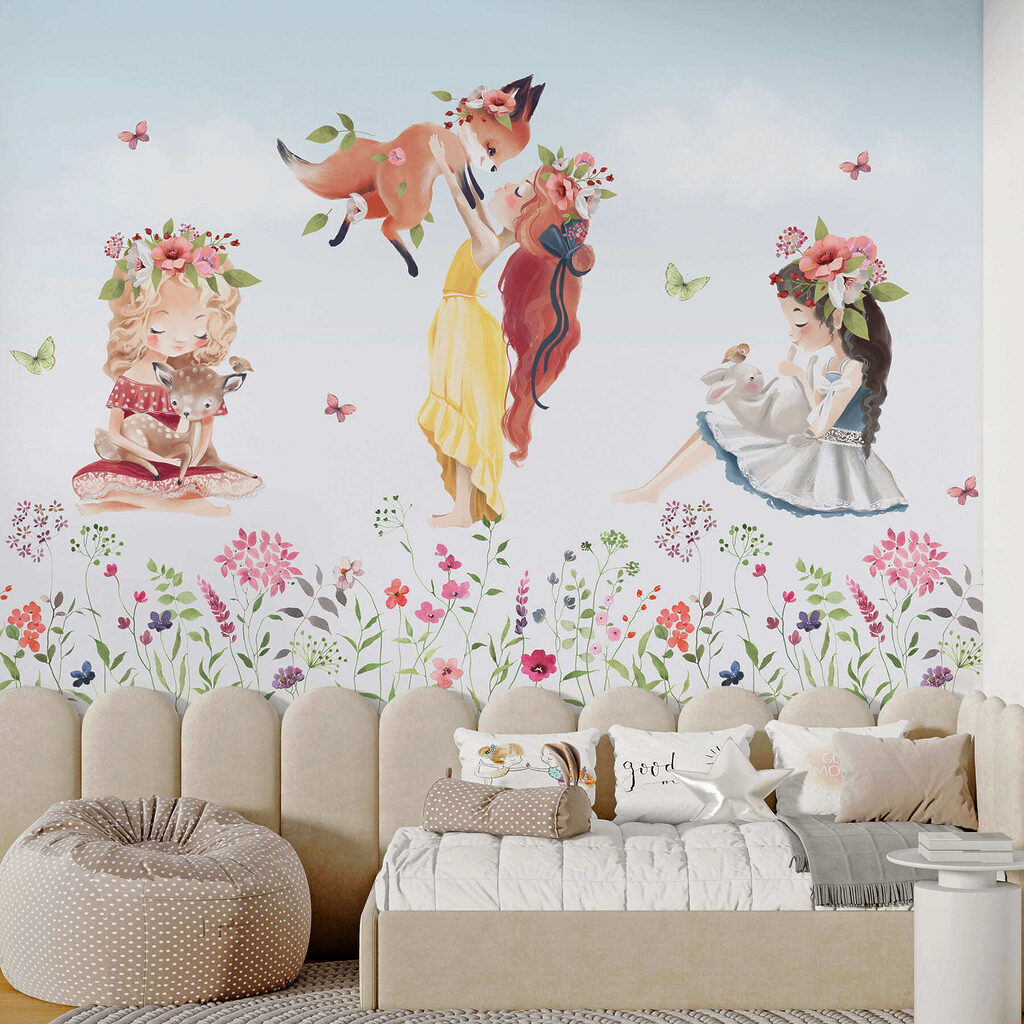 Flower Meadow Friends in an interior