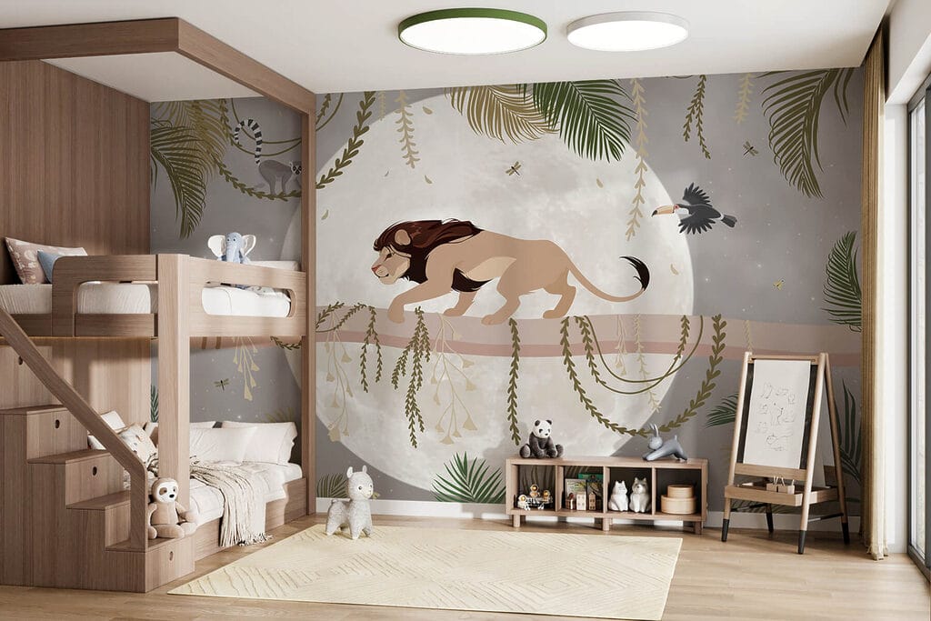 Lion in the Canopy in an interior