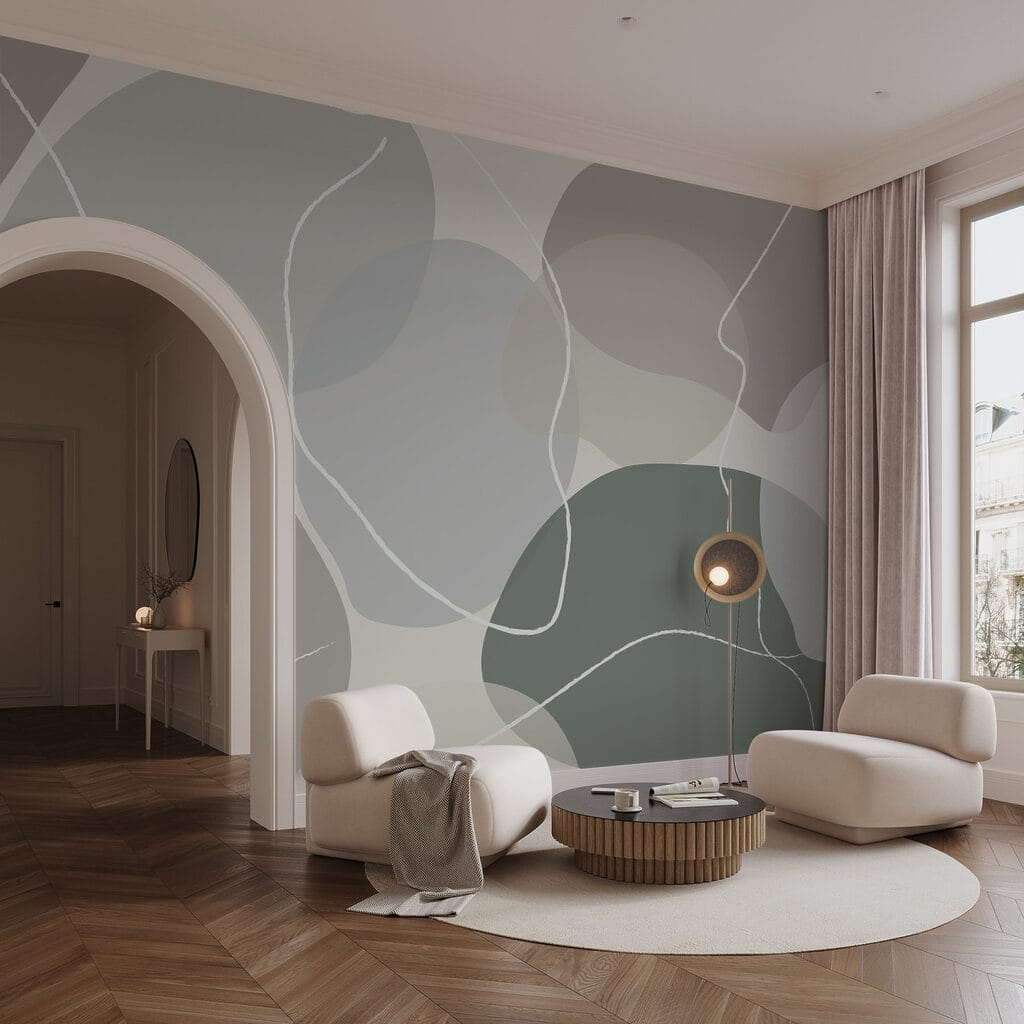 Pebbles and Fine Lines in an interior